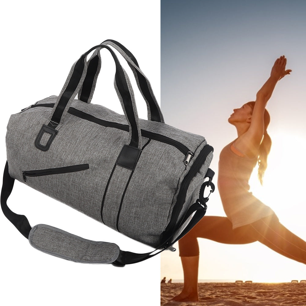 Outdoor Fashion Sport Gym Travel Leisure Shoulder Bag Fitness Yoga Cylinder Handbag