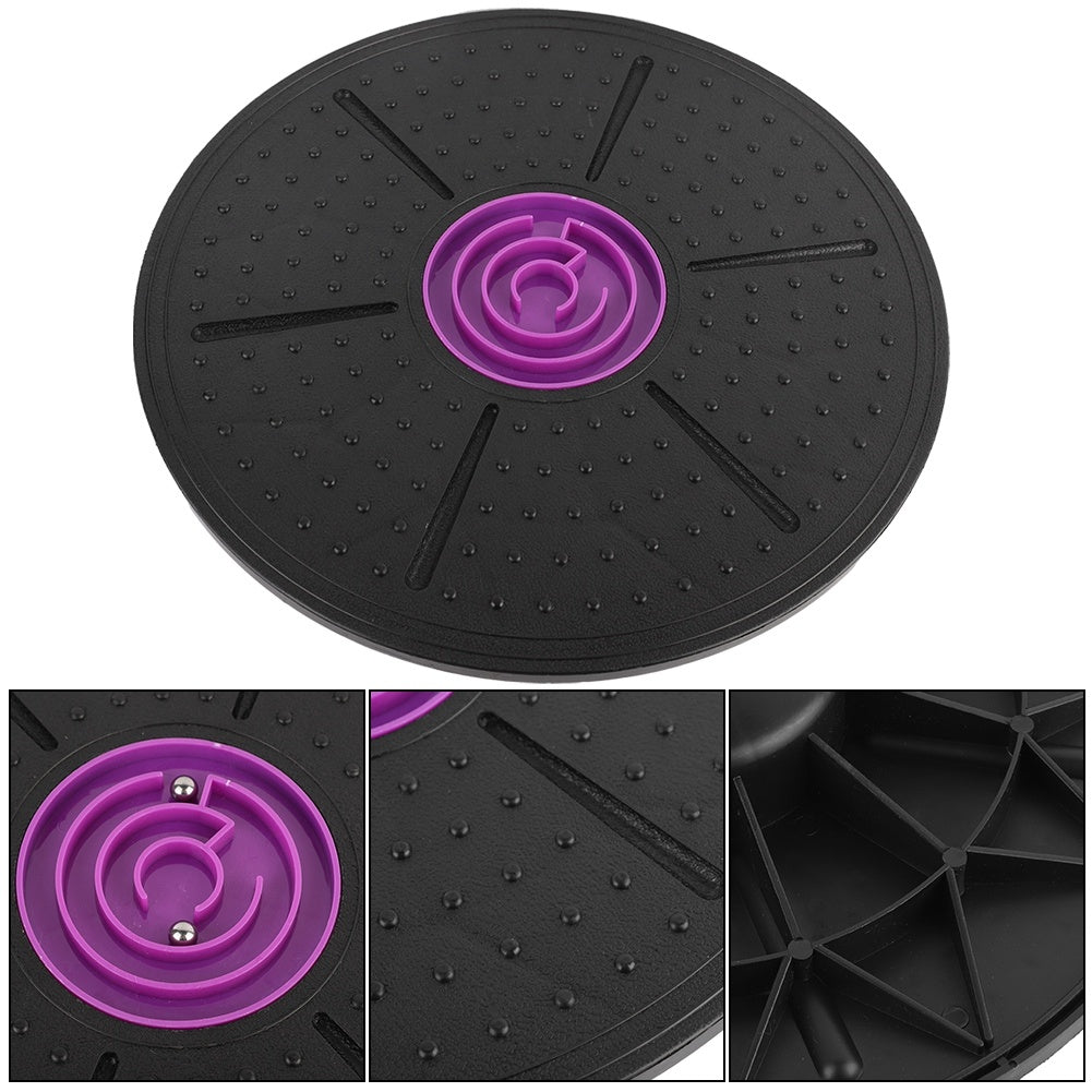 Purple Labyrinth Wobble Balance Board Yoga Training Fitness Exercise Stability Disc