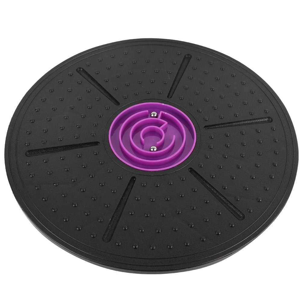 Purple Labyrinth Wobble Balance Board Yoga Training Fitness Exercise Stability Disc