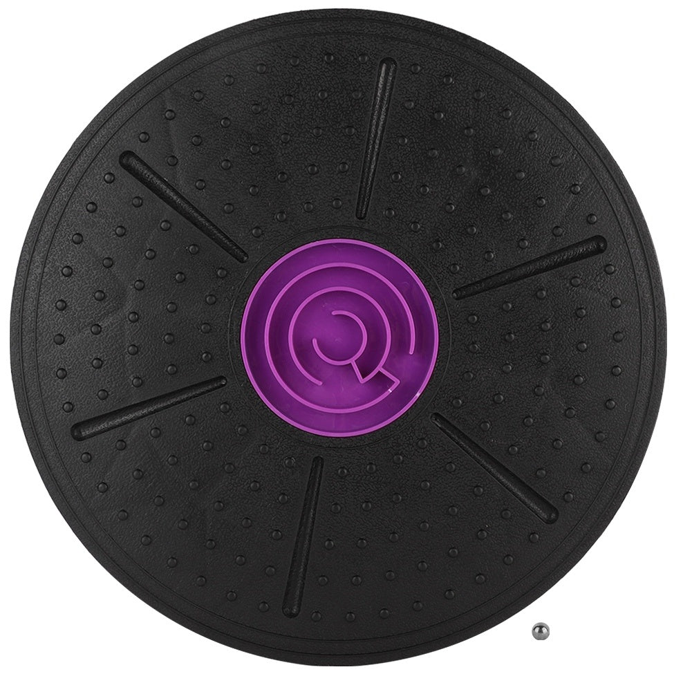 Purple Labyrinth Wobble Balance Board Yoga Training Fitness Exercise Stability Disc